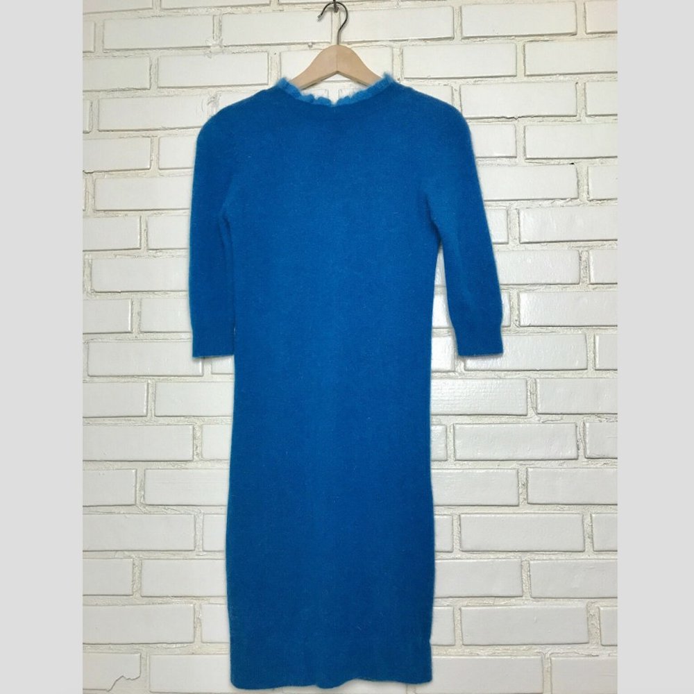 Vintage Esprit Plain Jane Sweater Dress Blue S